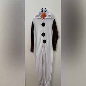 Disney Olaf Costume Onesie - White and Brown